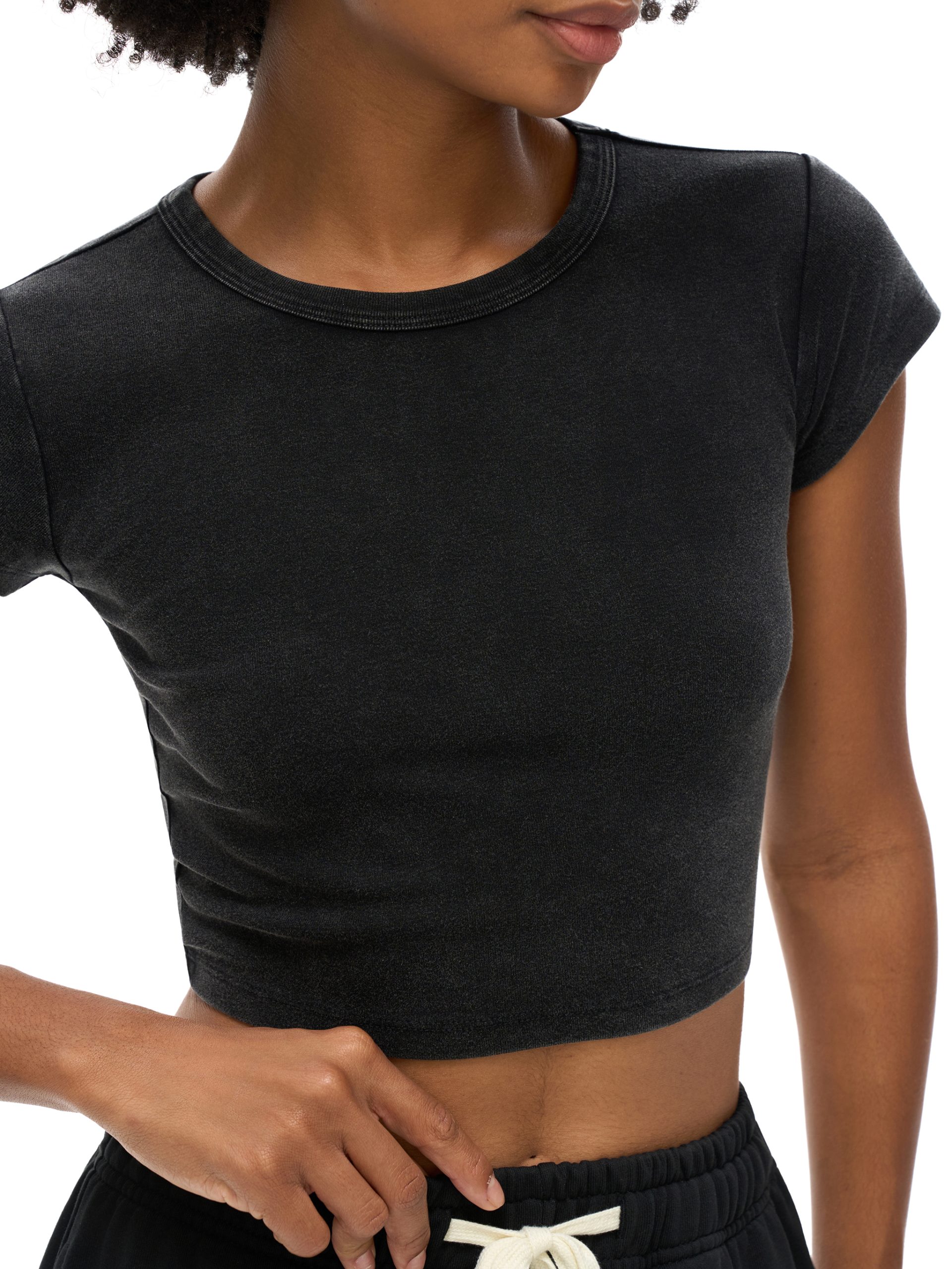 Snow Washed Crop Top - Image 9